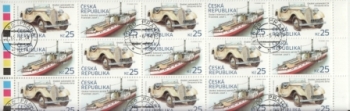 0810 (8x) + 0811 (7x) - větší celek 15 známek ● - 2014